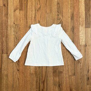 CAT & JACK | Toddler Girl Ruffled-Shoulder Long-Sleeve Shirt